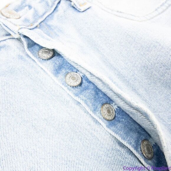 NEW Agolde Riley High Rise Straight Crop jeans in Clear Skies, size 29‎ - Picture 14 of 16